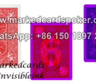 Invisible ink marked cards poker